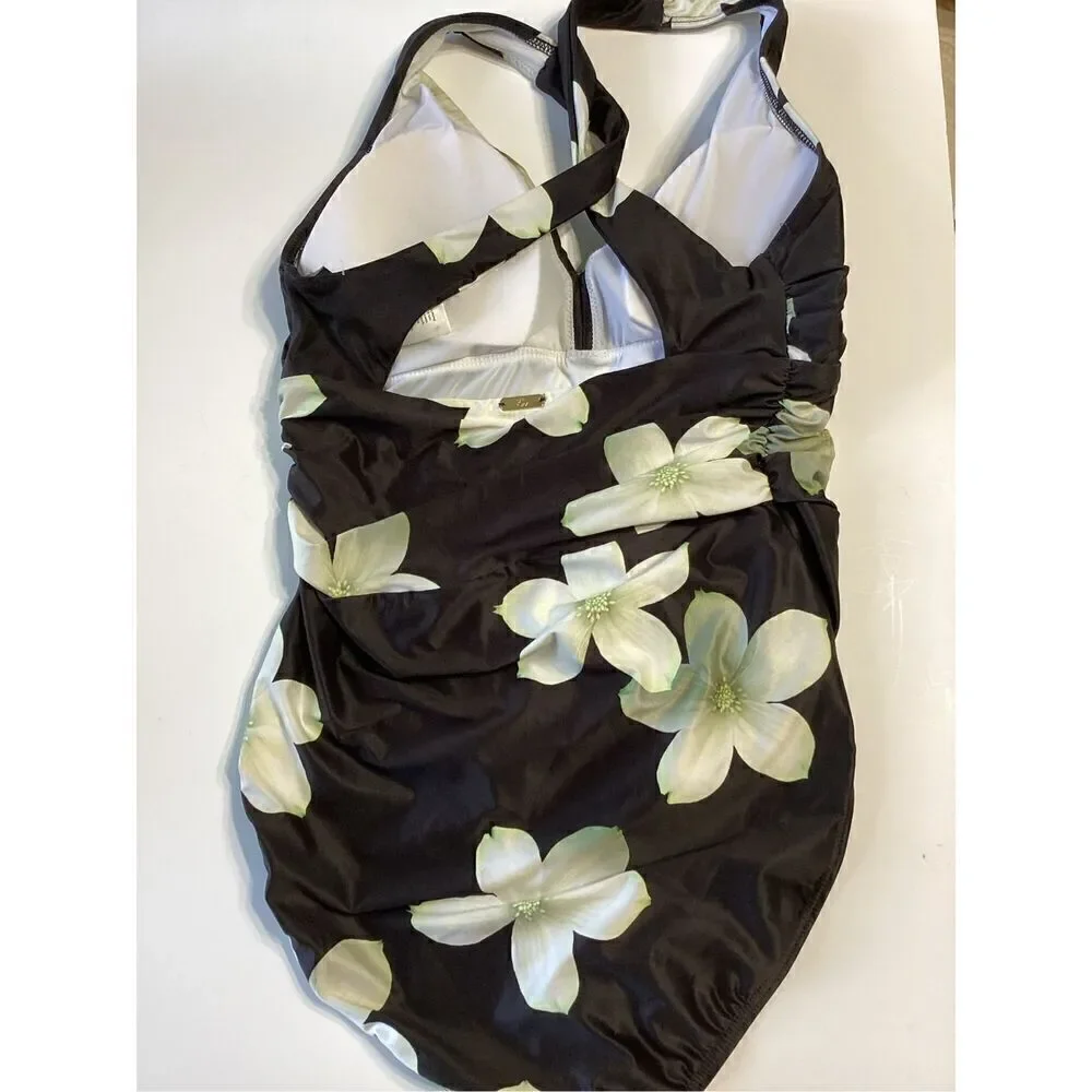 New. Lauren Ralph Lauren floral swimsuit. Size 8 Retails $165